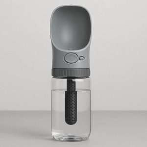Large Capacity Pet Travel Water Bottle With Carbon Filter For Clean Drinking On Long Road Trips